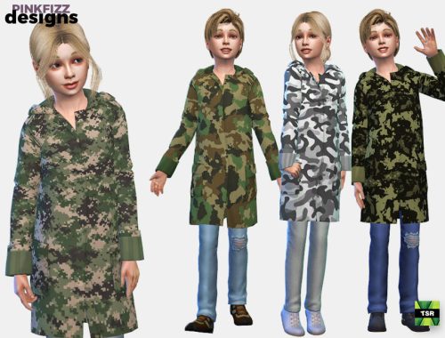 Junior Camo Coat
