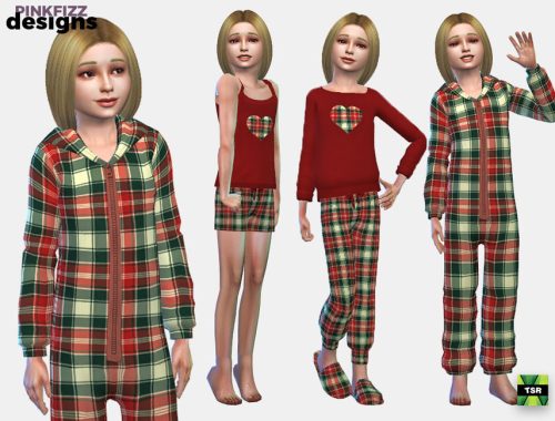 Junior Plaid Sleepwear Set