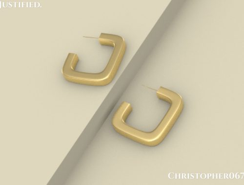 Justified Earrings / Christopher067