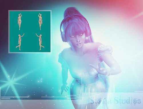 K/DA MORE - Seraphine Pose Pack