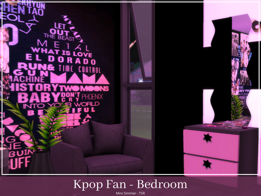 K-pop Bedroom - The Sims 4 Catalog