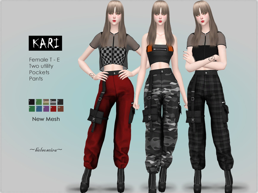 KARI - Industrial Cargo Pants - The Sims 4 Catalog