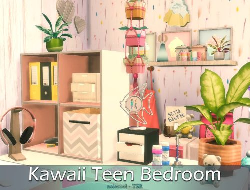 Kawaii Teen Bedroom / TSR CC Only