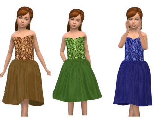KeyCamz Girl's Dress 0426 3