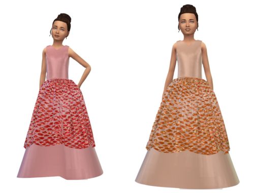 KeyCamz Girl's Dress 0502 2