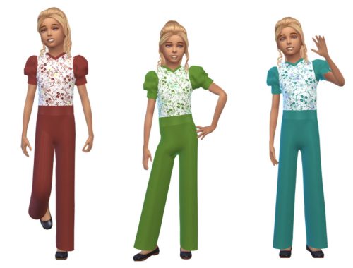 KeyCamz Girl's Jumpsuit 0430