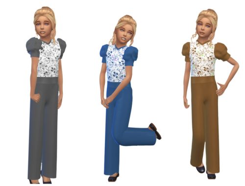 KeyCamz Girl's Jumpsuit 0430