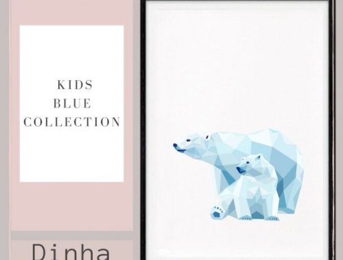 Kids Frame Blue Collection at Dinha Gamer
