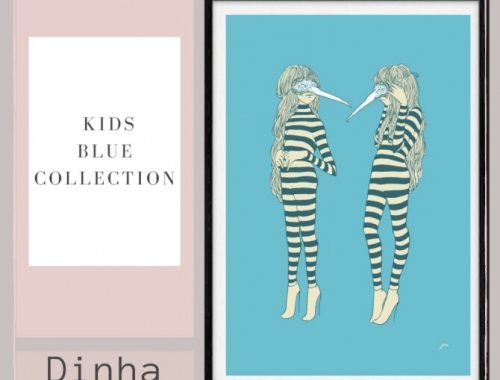Kids Frame Blue Collection at Dinha Gamer