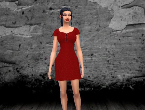 Killstar Angelyn Burnout Velvet Dress