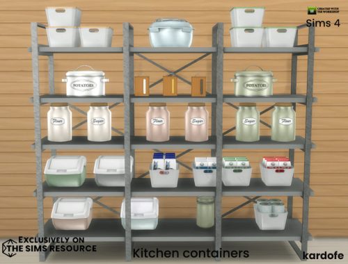 Kitchen containers