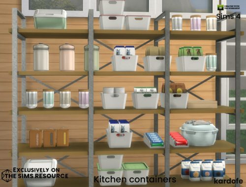 Kitchen containers