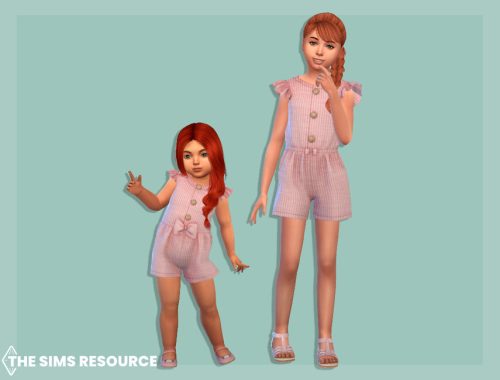 Knitted jumpsuit with ruffles Child