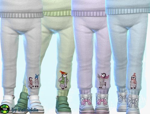 Knitted Penguin Pants