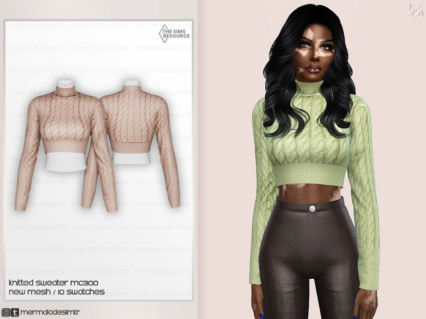 Knitted Sweater MC300 - The Sims 4 Catalog