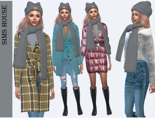 Knotted scarf