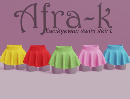 Kwakyewaa swim skirt