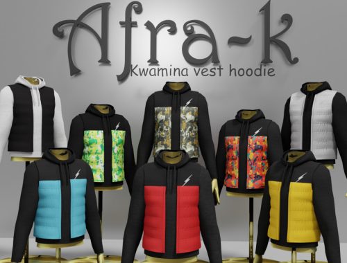 Kwamina vest hoodie