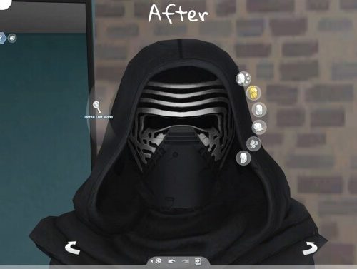Kylo Ren’s Maxis Match Mask by CommodoreLezmo
