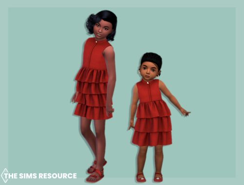 Layered formal dress Child