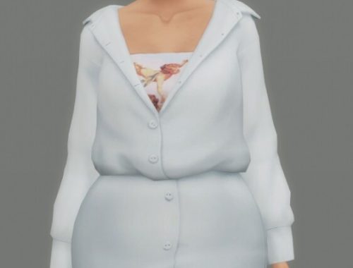 LEVITATING DRESS at Candy Sims 4