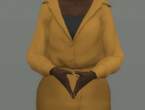 LEVITATING DRESS at Candy Sims 4