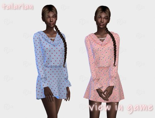 Liliana Dress with ruffles