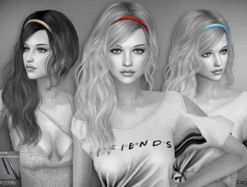 Lily - Female Hairstyle - Set