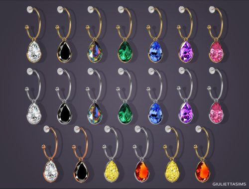Linda Crystal Earrings For Toddlers