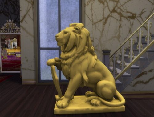 Lion Sculptures at Anna Quinn Stories