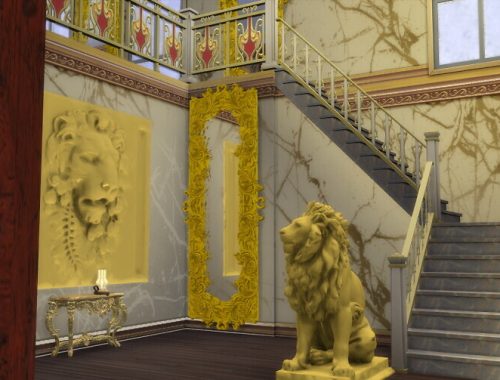 Lion Sculptures at Anna Quinn Stories