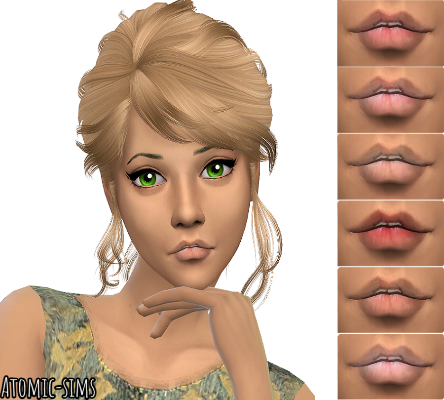 BigQ lipstick 3 conversion - The Sims 4 Catalog