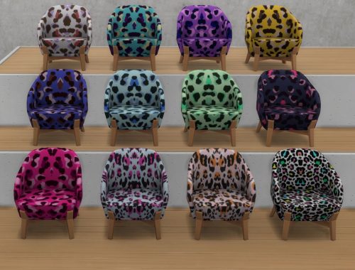 Leopard Seating Set