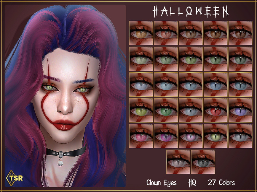 LMCS Clown Eyes (HQ) - The Sims 4 Catalog