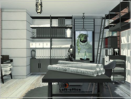 Loft - office room