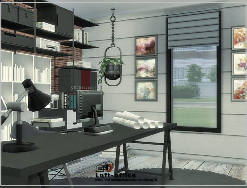 Loft - office room