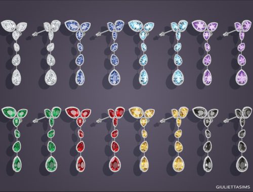 Lola Drop Crystal Earrings