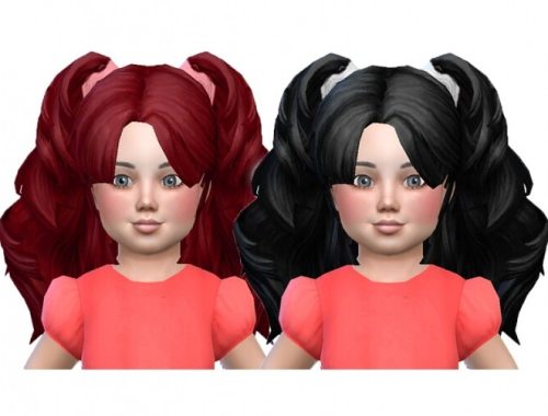 Long hair child and toddler at Trudie55