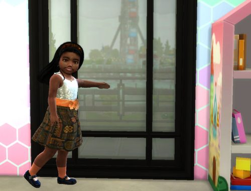 Long Hair with Headband ~ Toddler