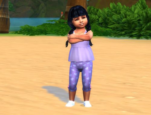 Long Messy Pigtails - Toddler