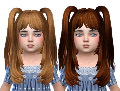 Long pony hair converted for toddlers at Trudie55