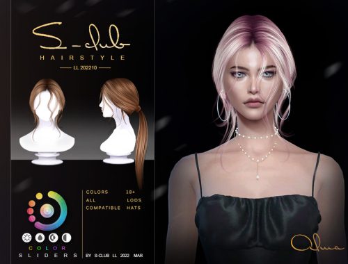 Long straight ponytail (ALMA II)