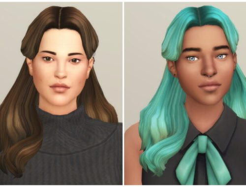 Long Wavy Braid Curl Hair V1