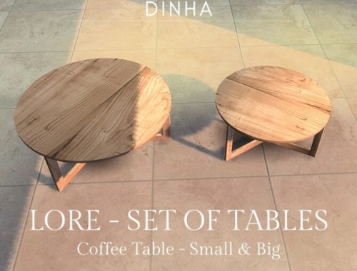 Lore set of tables at Dinha Gamer