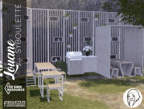 Louane outdoor BBQ set (part 1)