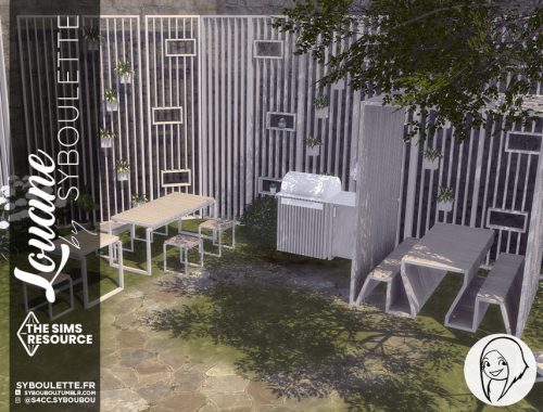 Louane outdoor BBQ set (part 1)
