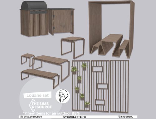 Louane outdoor BBQ set (part 1)