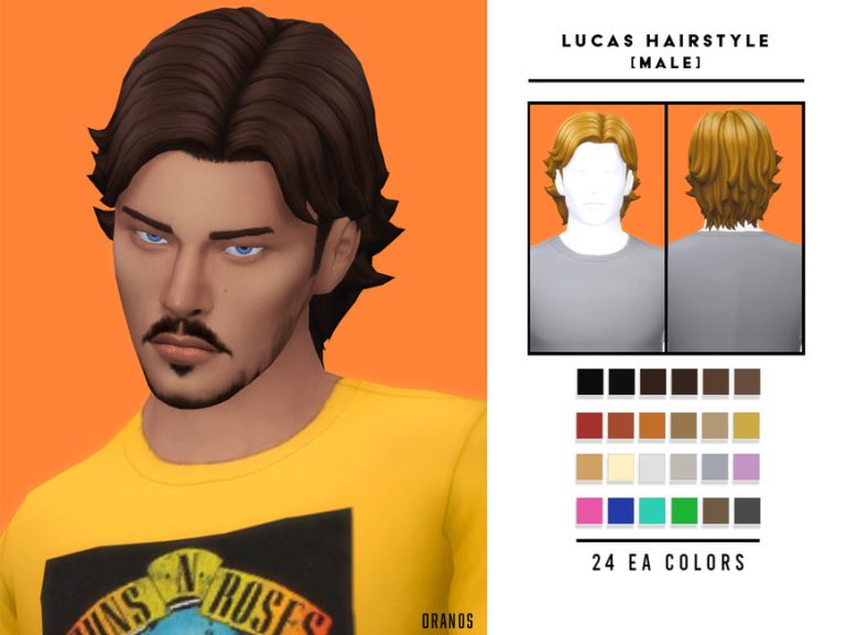 Lucas Hairstyle [Male] - The Sims 4 Catalog