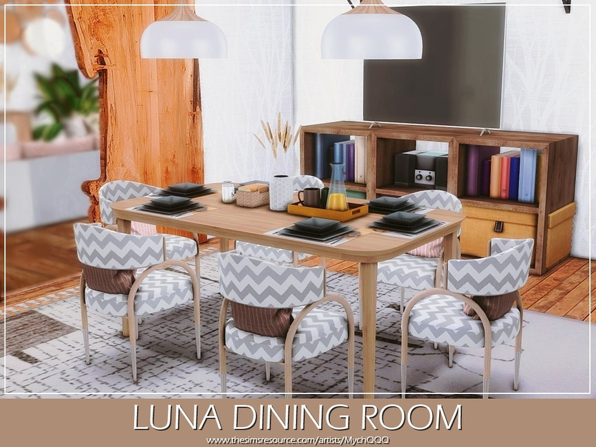 Luna Dining Room - The Sims 4 Catalog