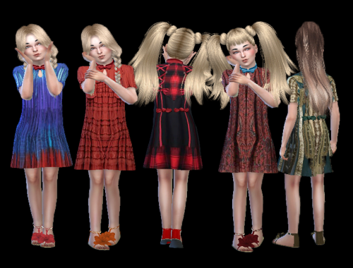 Lunar dress child recolor
